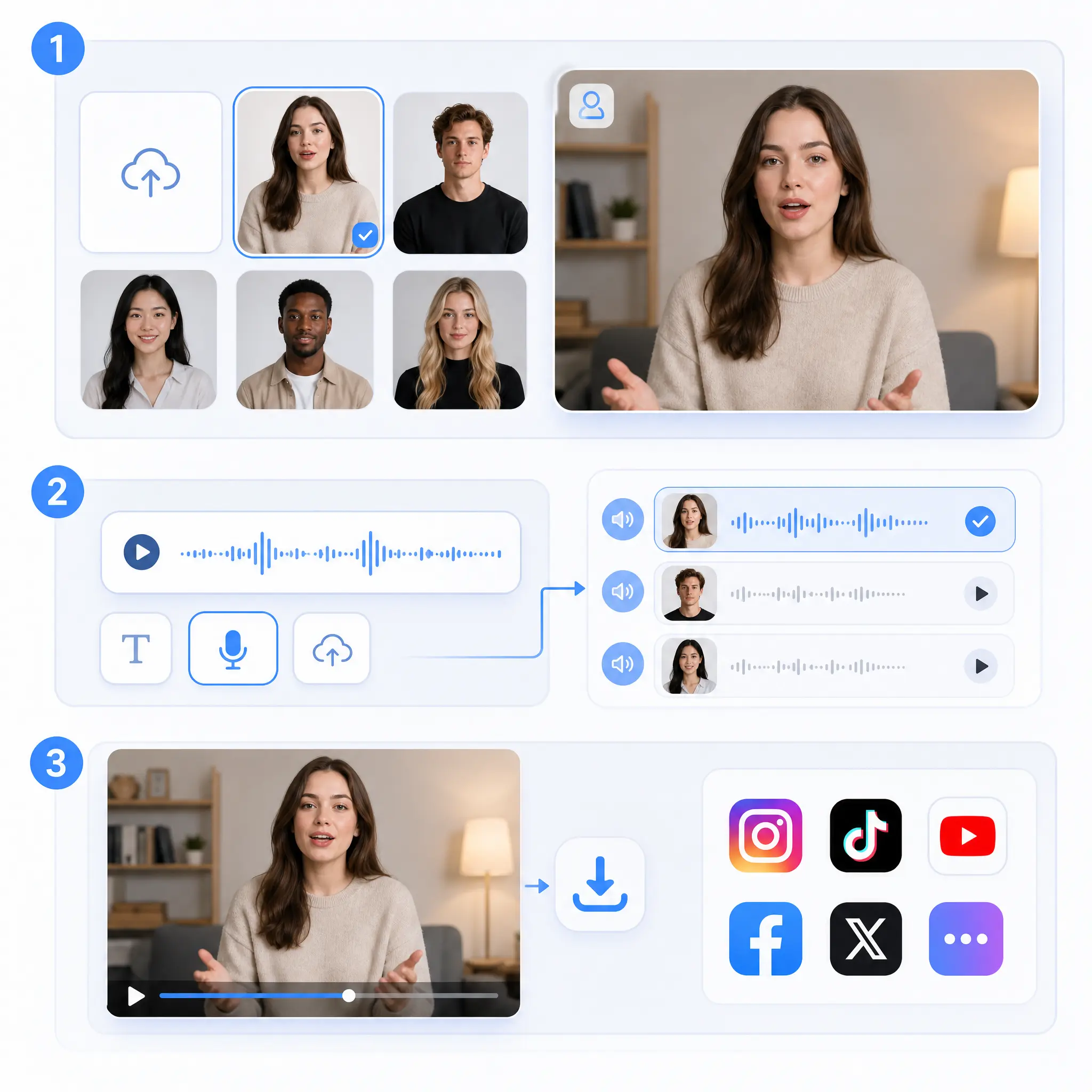 How to create faceless reels with AI avatar
